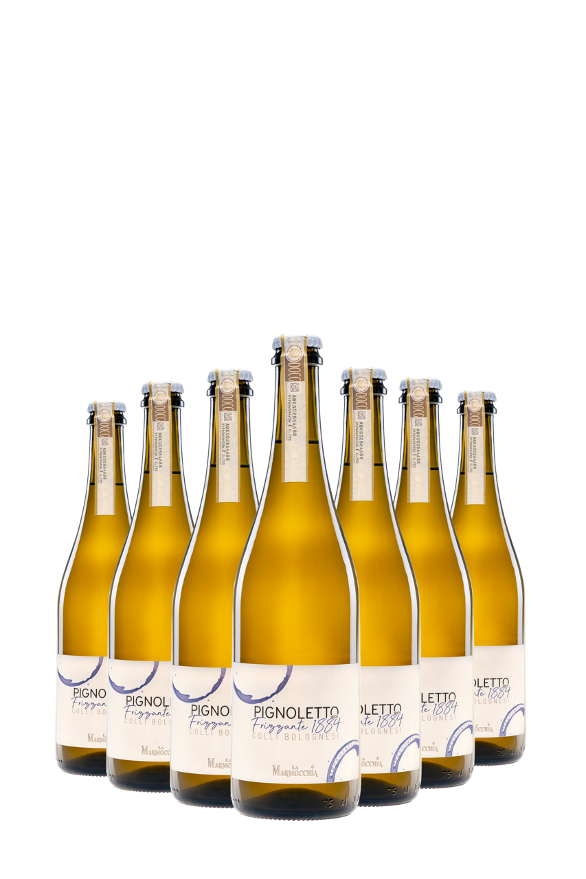 1884 · Vino Colli Bolognesi Pignoletto DOCG Frizzante Rifermentato in bottiglia - Formato da 18 bottiglie  - 1